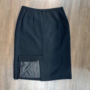 Vintage 1990s Collections for Le Suit Pin Stripe Pencil Skirt Size 10 Business